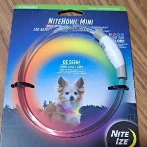 NiteHowl Mini LED Pet Necklace - Multicolor